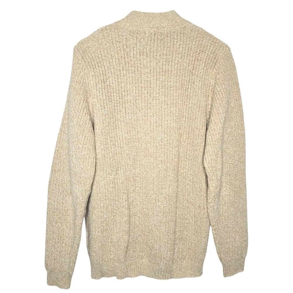 Eddie Bauer Mens Vintage Chunky Ribbed Knit Grandpa Sweater Medium